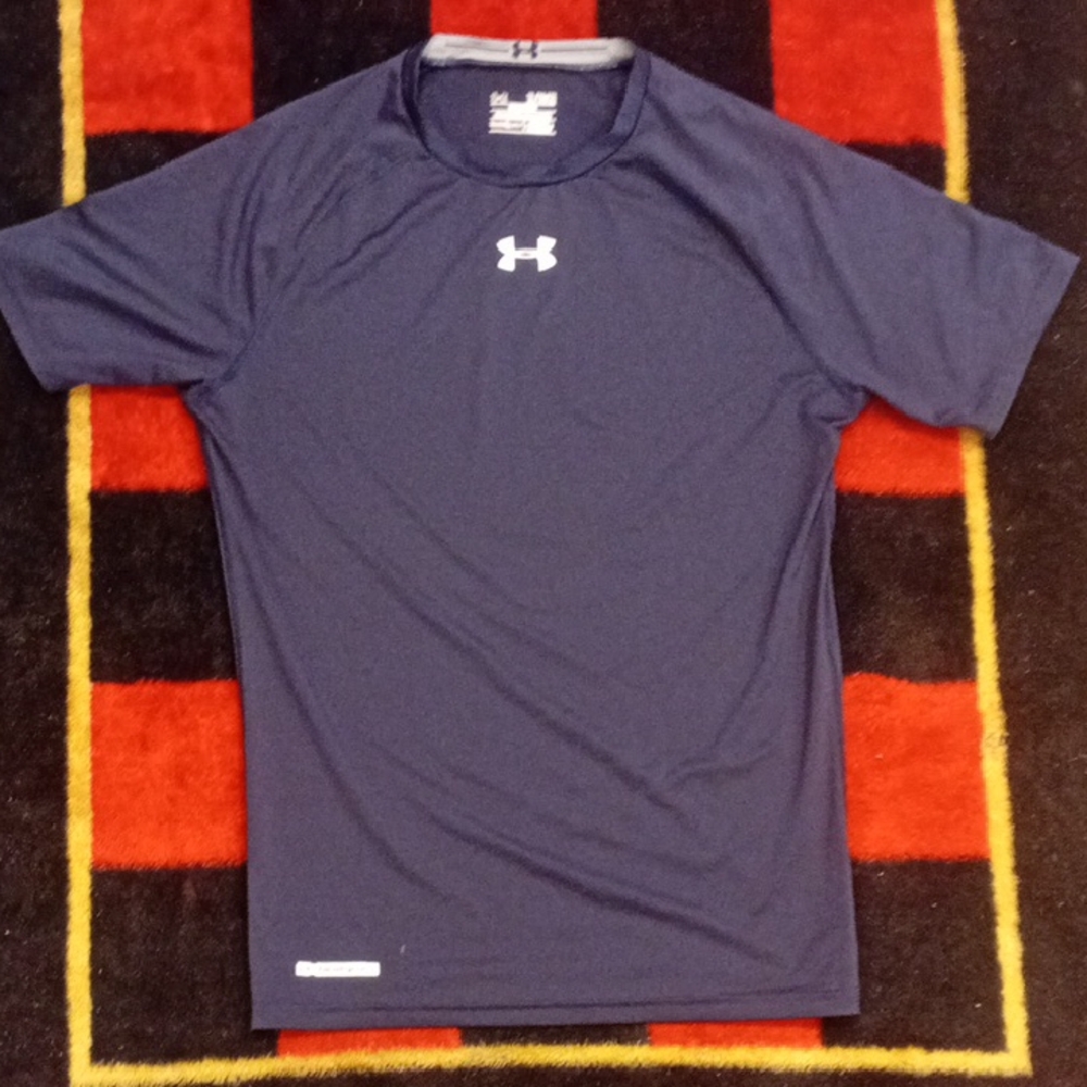 Under Armour Compression Shirt Navy Blue (XL)